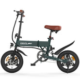 Electric Bike ESKUTE F200 -  250W Motor 36V 7.8Ah Battery 14 Inch Tires Mechanical Disc Brake - Green